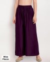 Tew Full Flair Rayon Elastic Waist Plazzo Bottom